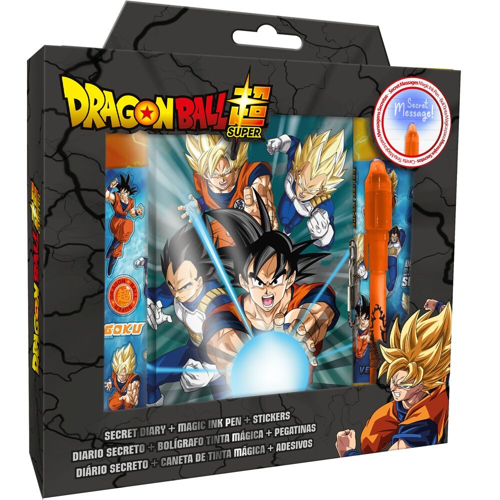 Dragon Ball Super Dagbok med Magisk Penna