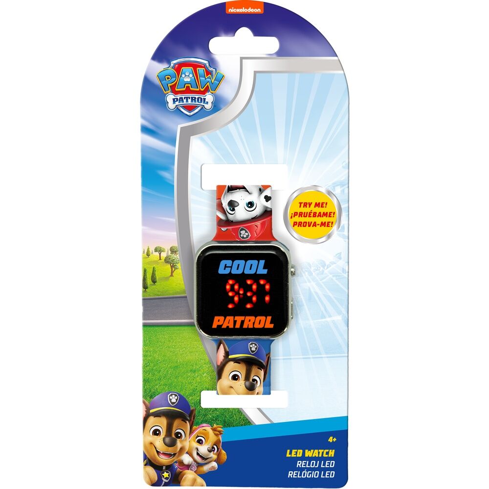 Paw Patrol LED Klocka – Färgglad och Robust