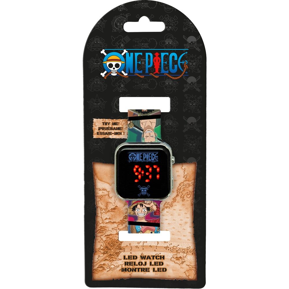 One Piece LED Klocka