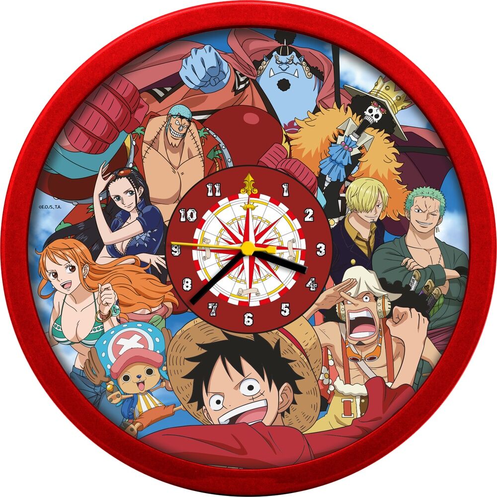 One Piece Väggklocka - Unik Design och Hög Kvalitet