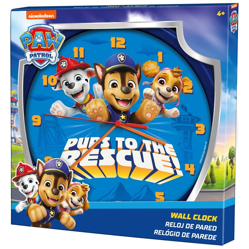 Paw Patrol Väggklocka – Perfekt för Barnrum