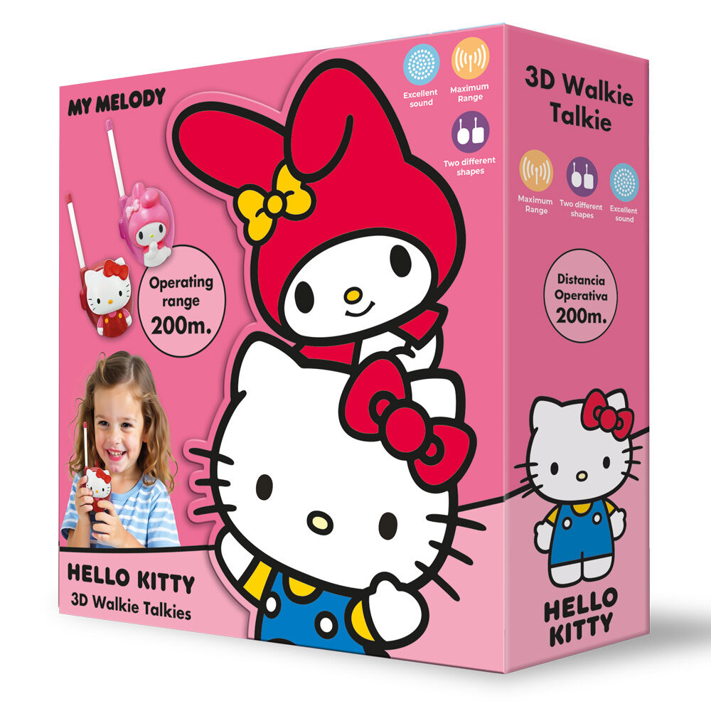 Hello Kitty och Vänner 3D Walkie Talkie