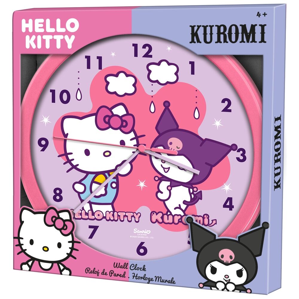 Hello Kitty och Vänner Väggklocka