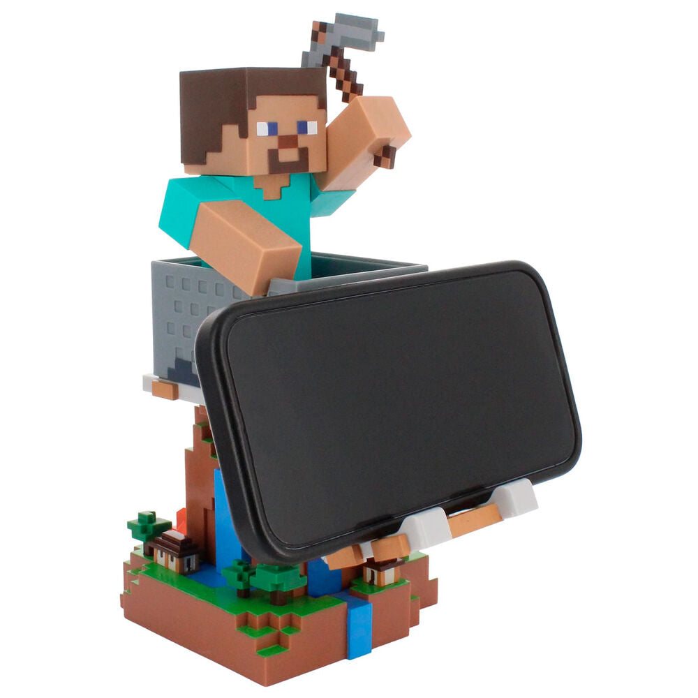 Minecraft Steve Klämma Kabelhållare 20cm