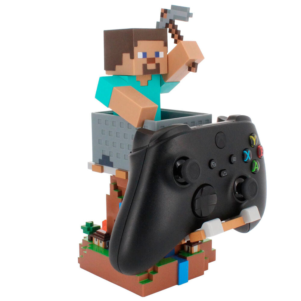 Minecraft Steve Klämma Kabelhållare 20cm