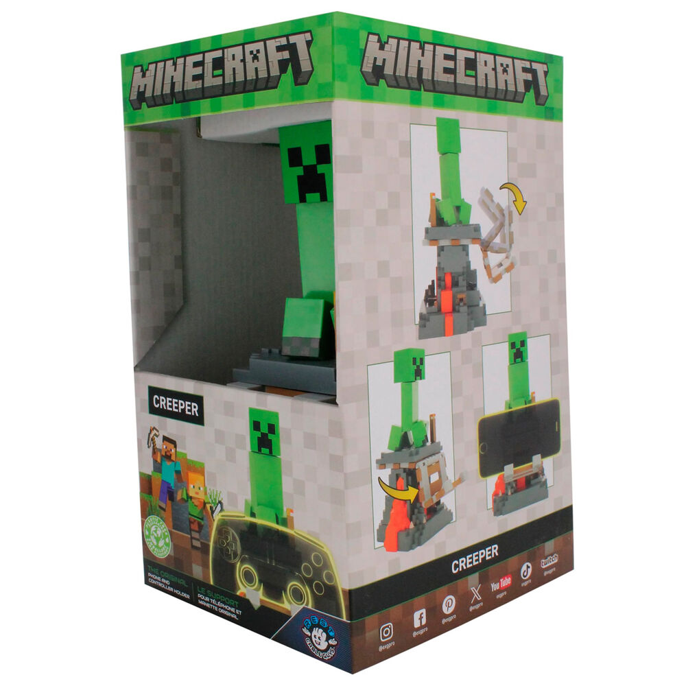 Minecraft Creeper Klämma - 20 cm Kabelhållare