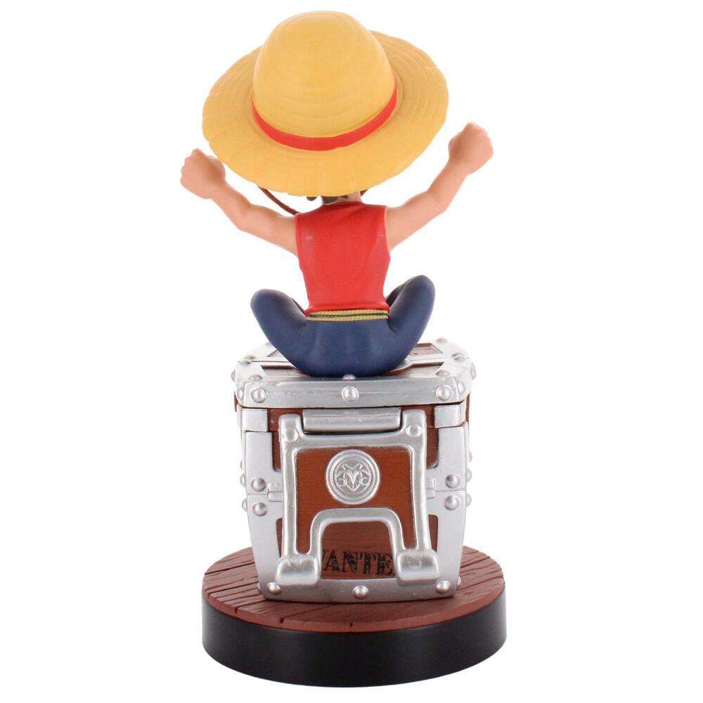 One Piece Luffy Wanted Poster Kabelhållare 20cm