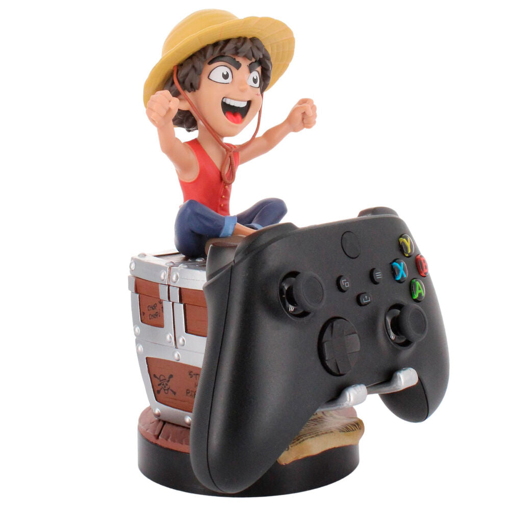 One Piece Luffy Wanted Poster Kabelhållare 20cm