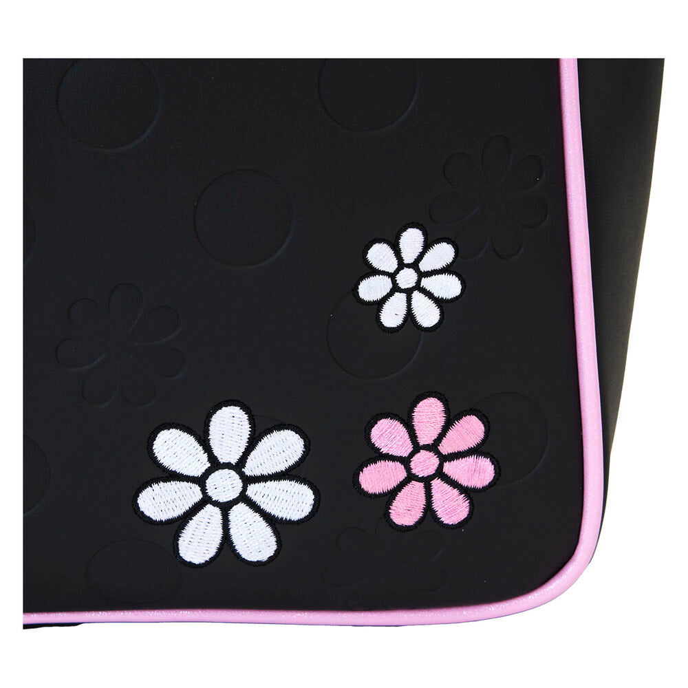 Loungefly Disney Minnie Floral Rock the Dots Tote Bag med Myntväska