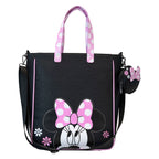 Loungefly Disney Minnie Floral Rock the Dots Tote Bag med Myntväska