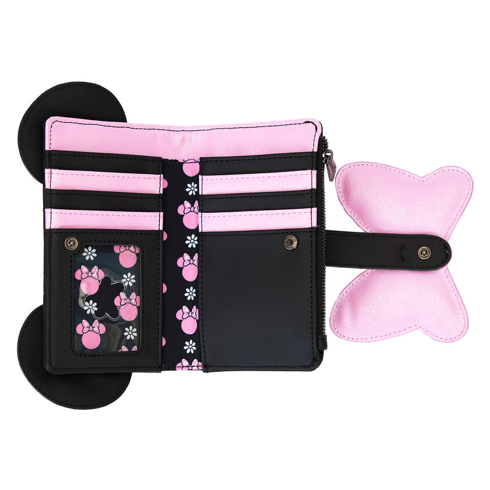 Loungefly Disney Minnie Floral Rock the Dots Plånbok