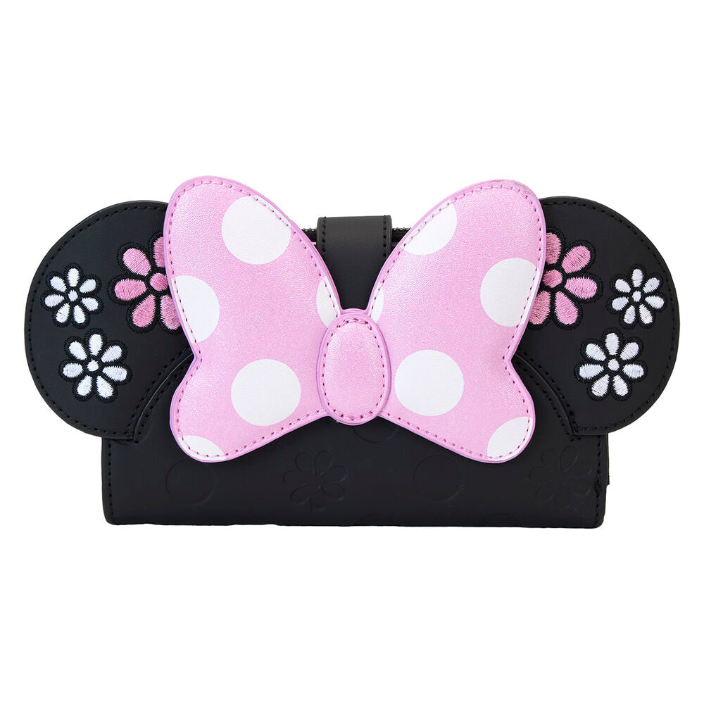Loungefly Disney Minnie Floral Rock the Dots Plånbok