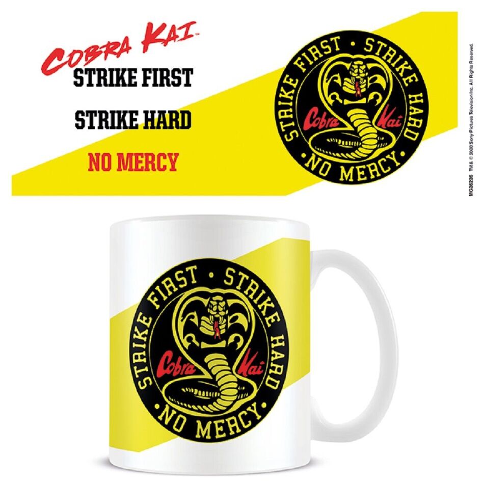 Cobra Kai No Mercy Mug 315ml - Keramisk Kopp för Fina Upplevelser