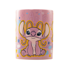 Disney Stitch Angel Mug med Nallebjörnsöverdrag
