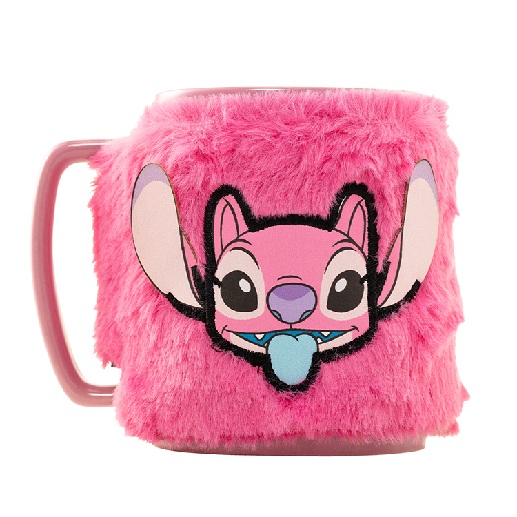 Disney Stitch Angel Mug med Nallebjörnsöverdrag