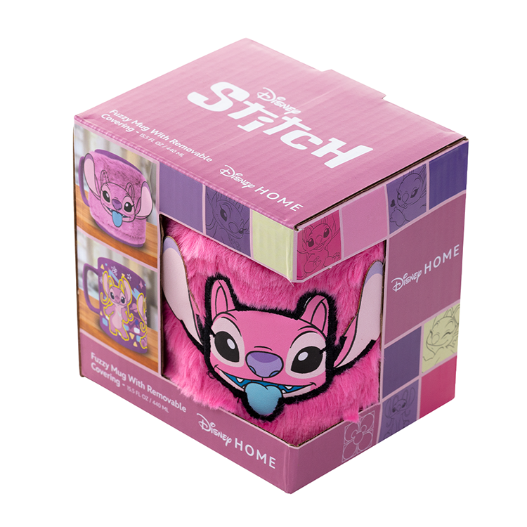 Disney Stitch Angel Mug med Nallebjörnsöverdrag