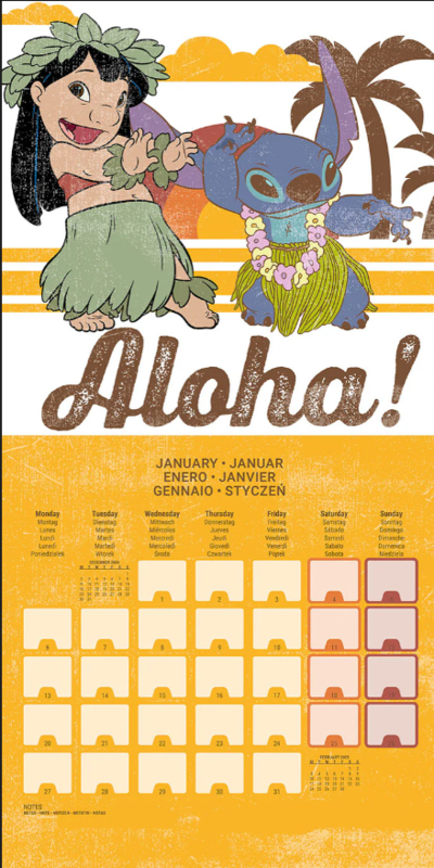 Disney Stitch Vägkalender