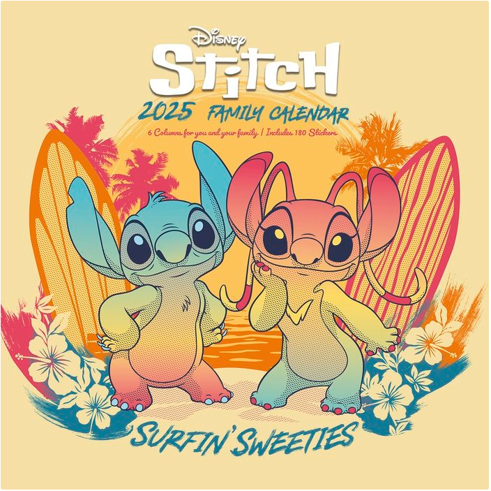Disney Stitch Familjeplaneringskalender