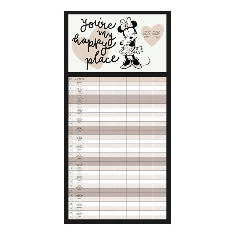 Disney Mickey och Vänner Familjeplaneringskalender