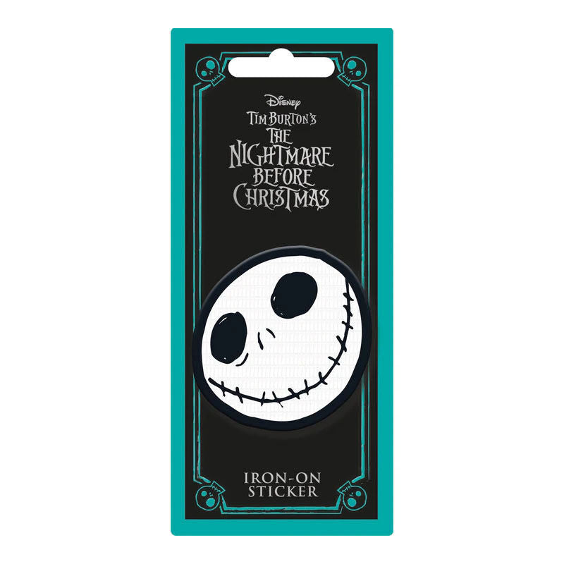 Disney Nightmare Before Christmas Jack Skellington Broderi Klistermärke