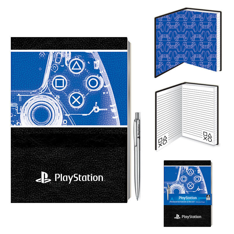 PlayStation A5 Anteckningsblock + pen