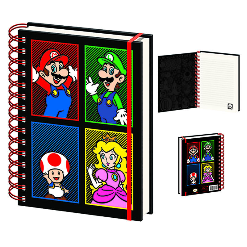 Super Mario Bros A5 Anteckningsblock