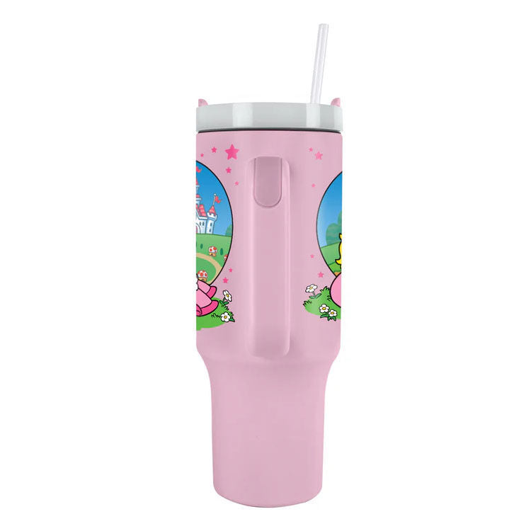 Super Mario Bros Peach Thermos Tumbler 1,2L - Hållbar och praktisk