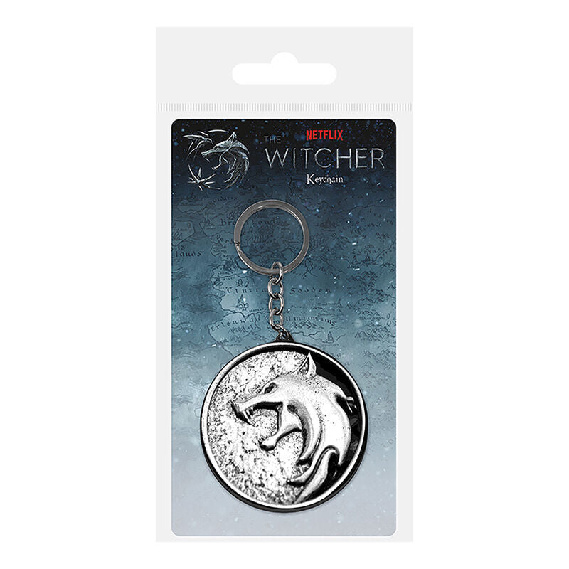 The Witcher The Wolf Nyckelring 6cm