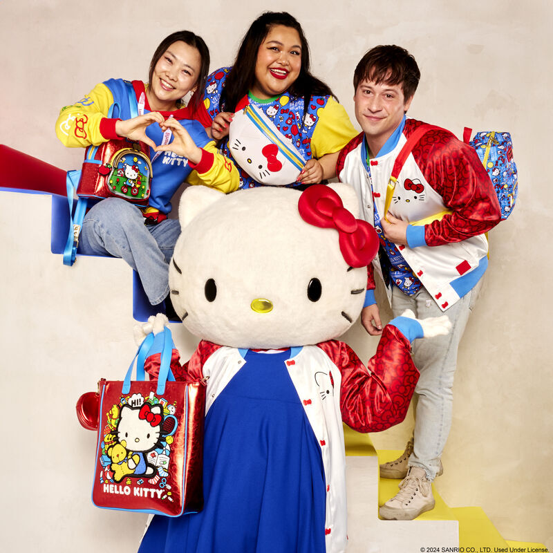 Loungefly Hello Kitty 50-årsjubileum Tote-väska med Myntväska