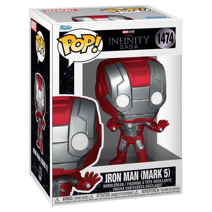 Funko POP Iron Man Mark 5 - Marvel Infinity Saga Figur
