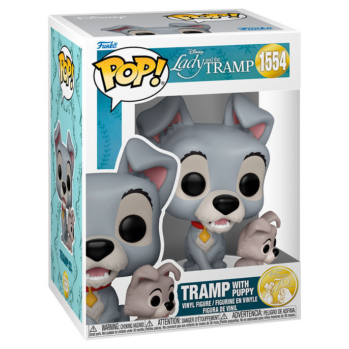 Funko POP Disney Lady and the Tramp - Tramp med Valp