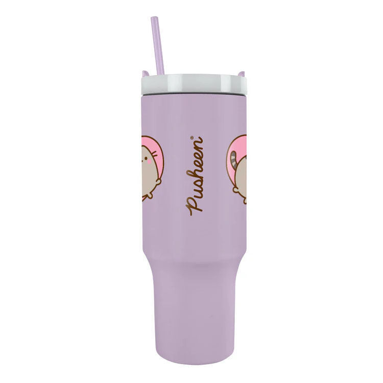 Pusheen Thermos Tumbler 1,2l – Perfekt för Drycker på Språng