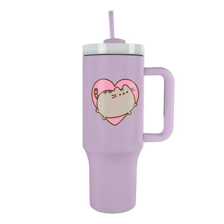 Pusheen Thermos Tumbler 1,2l – Perfekt för Drycker på Språng
