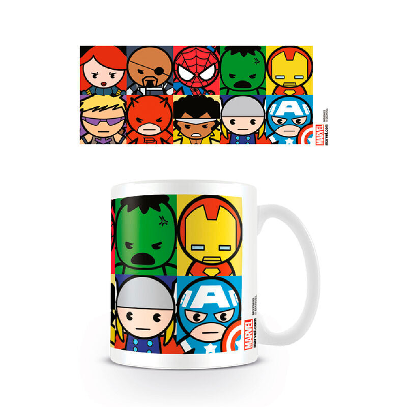 Marvel 315ml Kawaii Characters Mug - 315ml Keramikkopp