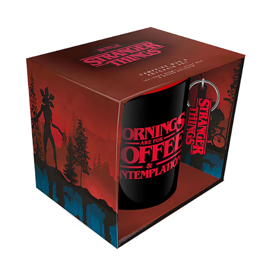 Stranger Things Mugg och Nyckelring