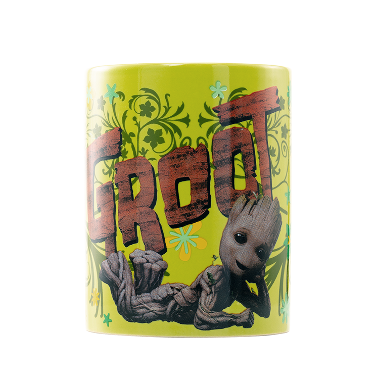 Marvel Guardians of the Galaxy Groot Mug med Gosedjurskåpa 440ml