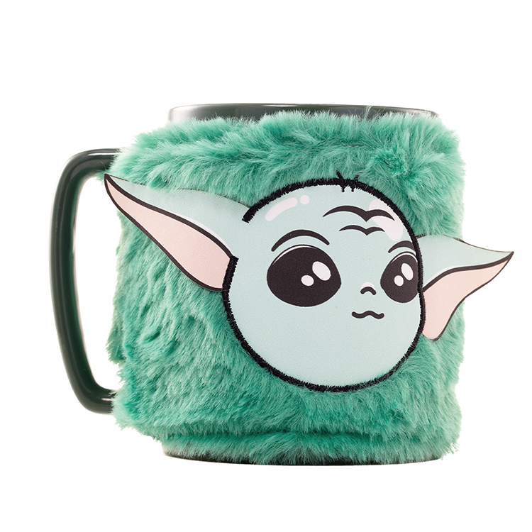 Star Wars Mandalorian Grogu Mug med Teddy Bear Lock 440ml