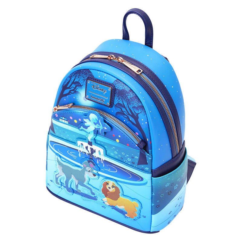 Loungefly Disney Lady and the Tramp 70-årsjubileum Ryggsäck 26cm