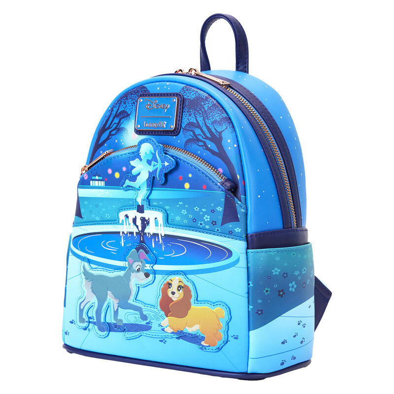 Loungefly Disney Lady and the Tramp 70-årsjubileum Ryggsäck 26cm