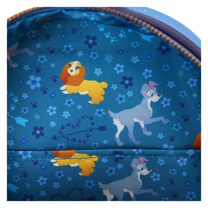 Loungefly Disney Lady and the Tramp 70-årsjubileum Ryggsäck 26cm