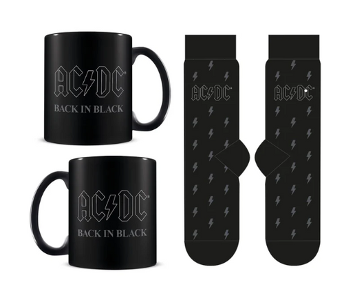 AC/DC Mug och Strumpor Set