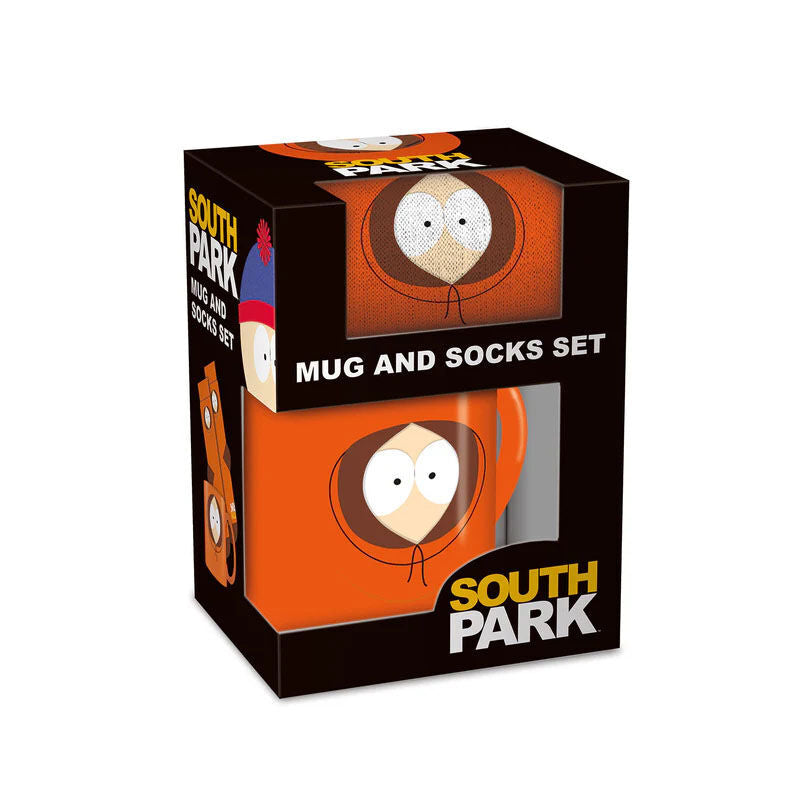 South Park Kenny Mug och Strumpor Set - Perfekt Gåva för Fans