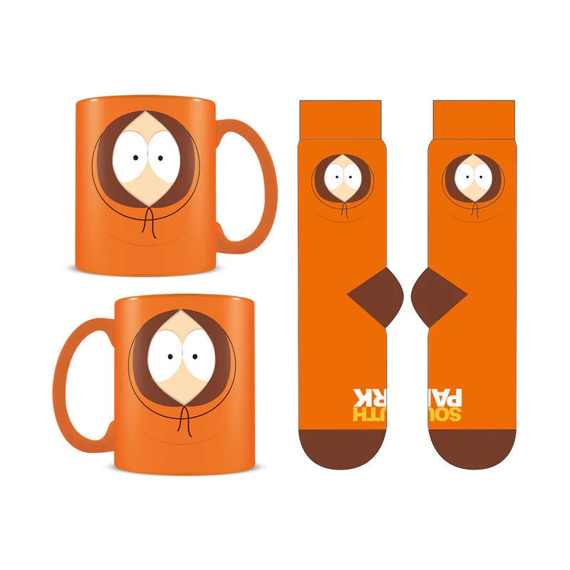 South Park Kenny Mug och Strumpor Set - Perfekt Gåva för Fans