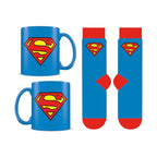 DC Comics Superman Logomugg och Strumpor Set