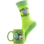 Rick & Morty Mug och Strumpor Set - Perfekt Present för Fans