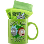 Rick & Morty Mug och Strumpor Set - Perfekt Present för Fans