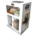 Star Wars Mandalorian Yoda the Child Mug + Coaster och Nyckelring Set