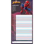 Marvel Spiderman Familjeplaneringskalender