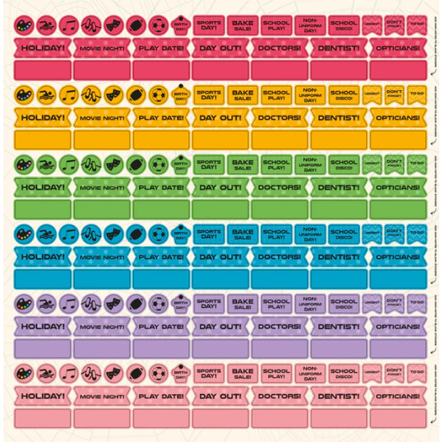 Marvel Spiderman Familjeplaneringskalender