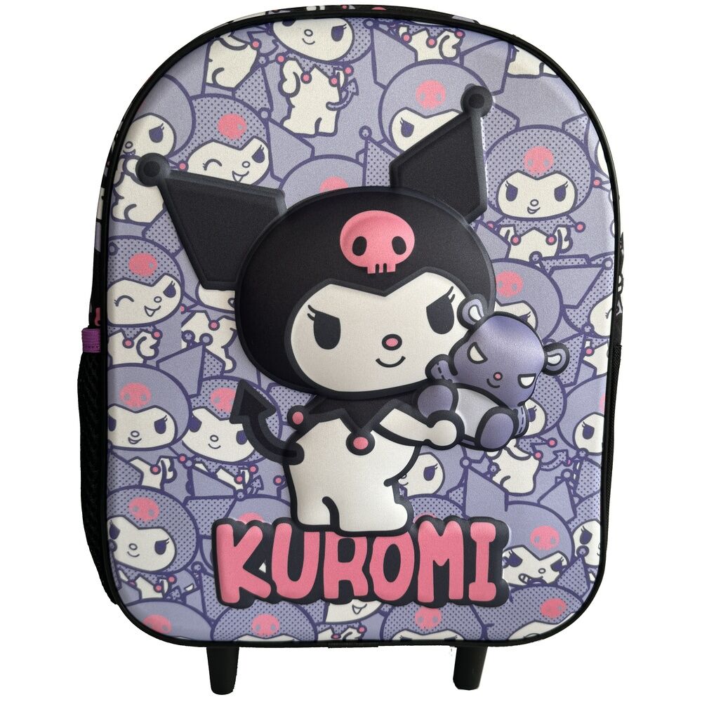Hello Kitty Kuromi 3D Ryggsäck med Hjul 32cm